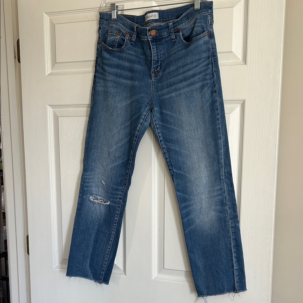 Madewell Women's Straight Leg Jeans in Blue